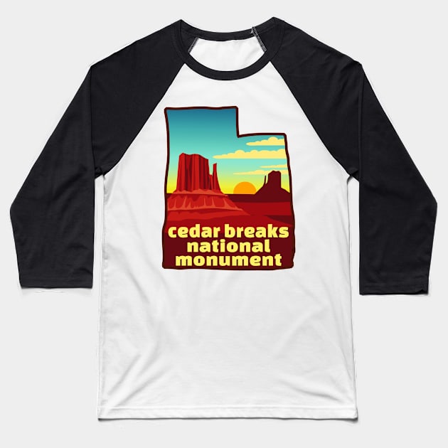 Cedar Breaks National Monument Utah Baseball T-Shirt by TravelTime